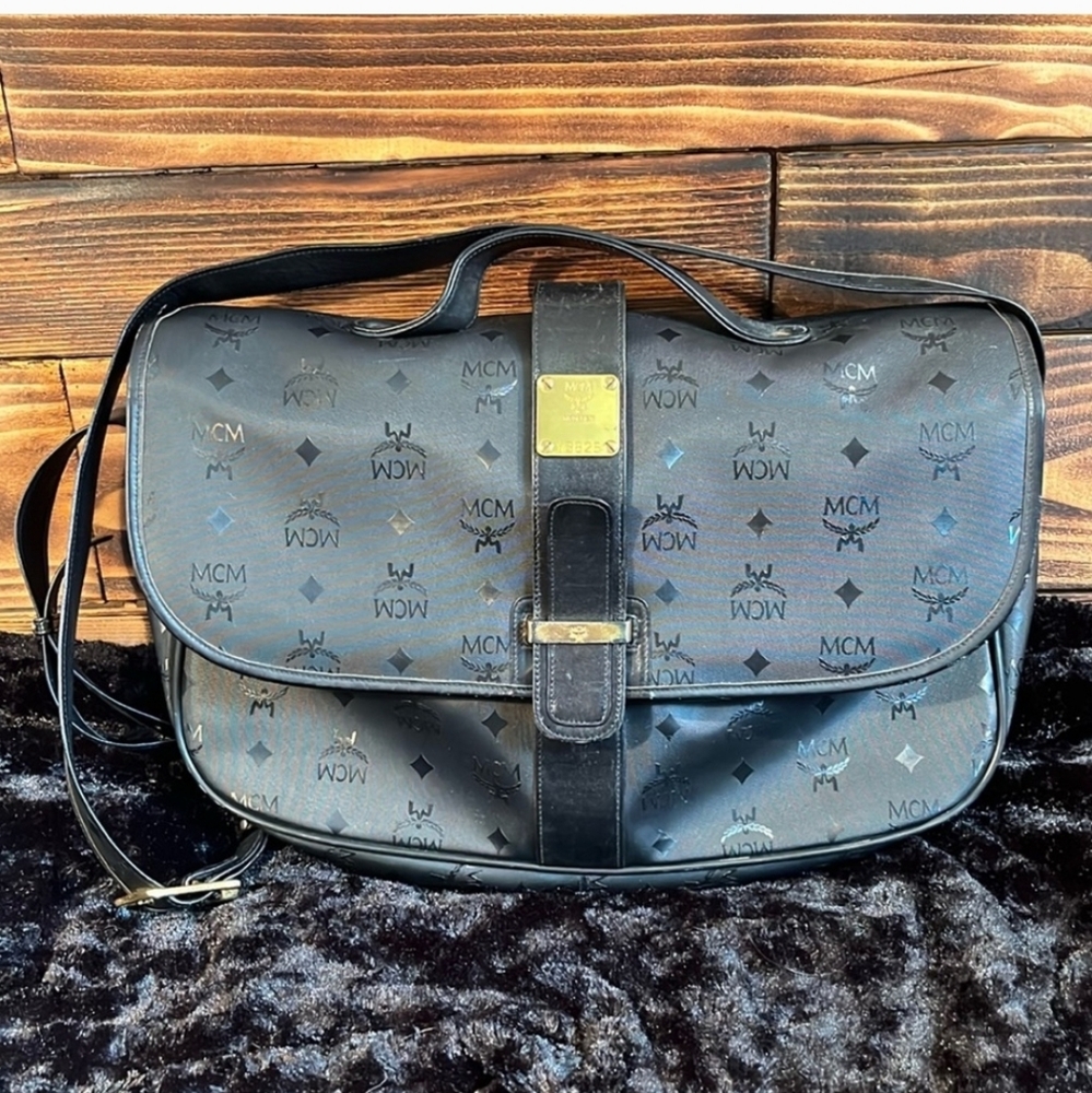 Large MCM Shoulder/ Messenger Bag